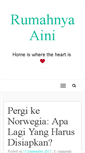 Mobile Screenshot of aini.rumahatiku.com